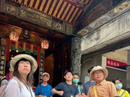 Master Wu leads participants during spiritual revival tour