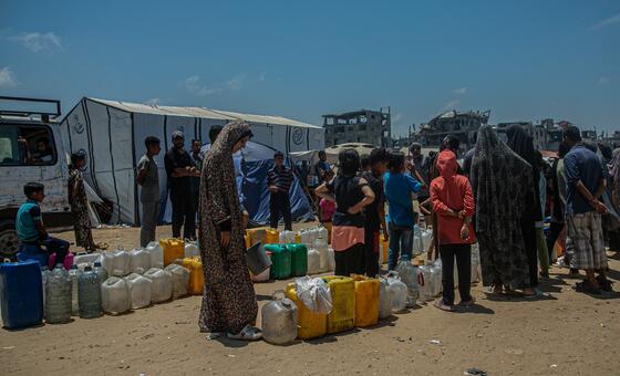 Image for: UNICEF ‘outraged’ by killing of Gaza water truck drivers, urges investigation