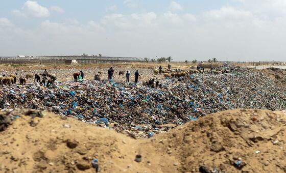 Hero image for: Mounting waste in Gaza